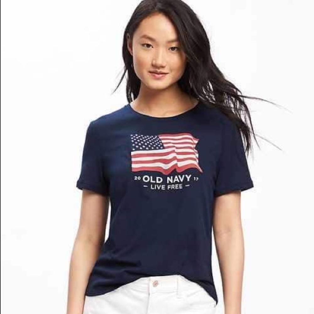 2 FOR 1 - Old Navy Flag Tees (2017)